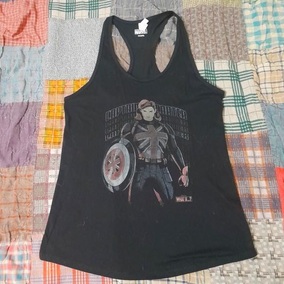 Marvel Tops - NWOT Captain Carter Racerback